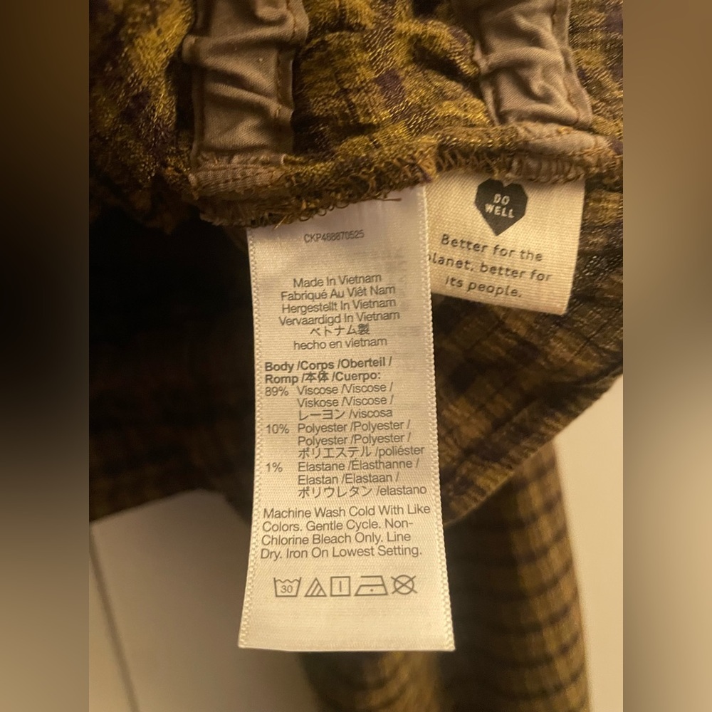 Madewell Tie-Back Cut Out Blouse in Spiced Olive • NWT - Picture 8 of 9